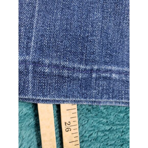 Mossimo Jeans Size 16 Short Womens Blue Stretch Denim Pants Mid Rise Skinny - Picture 7 of 11